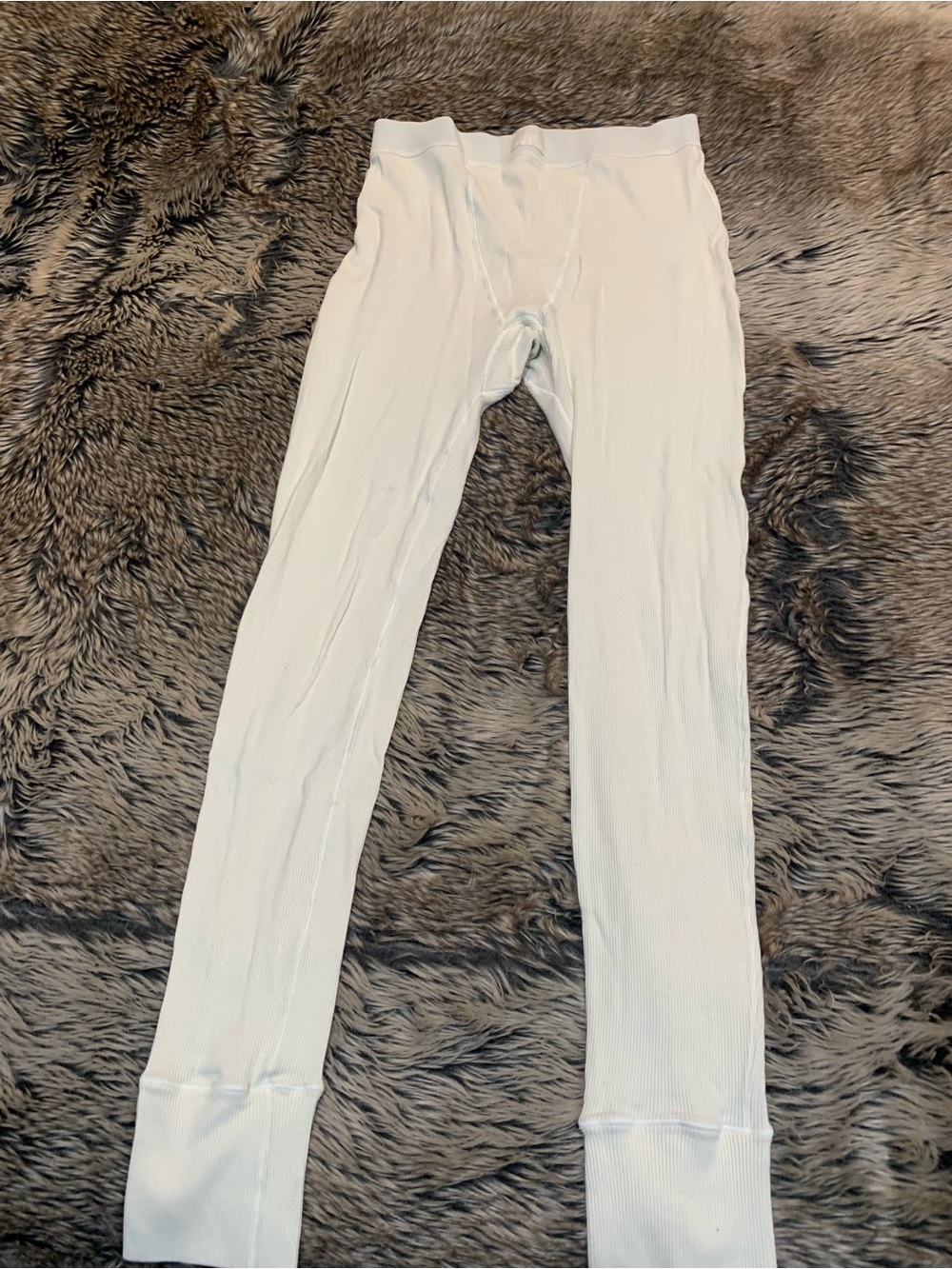 SKIMS COTTON RIB Legging Bone Size M